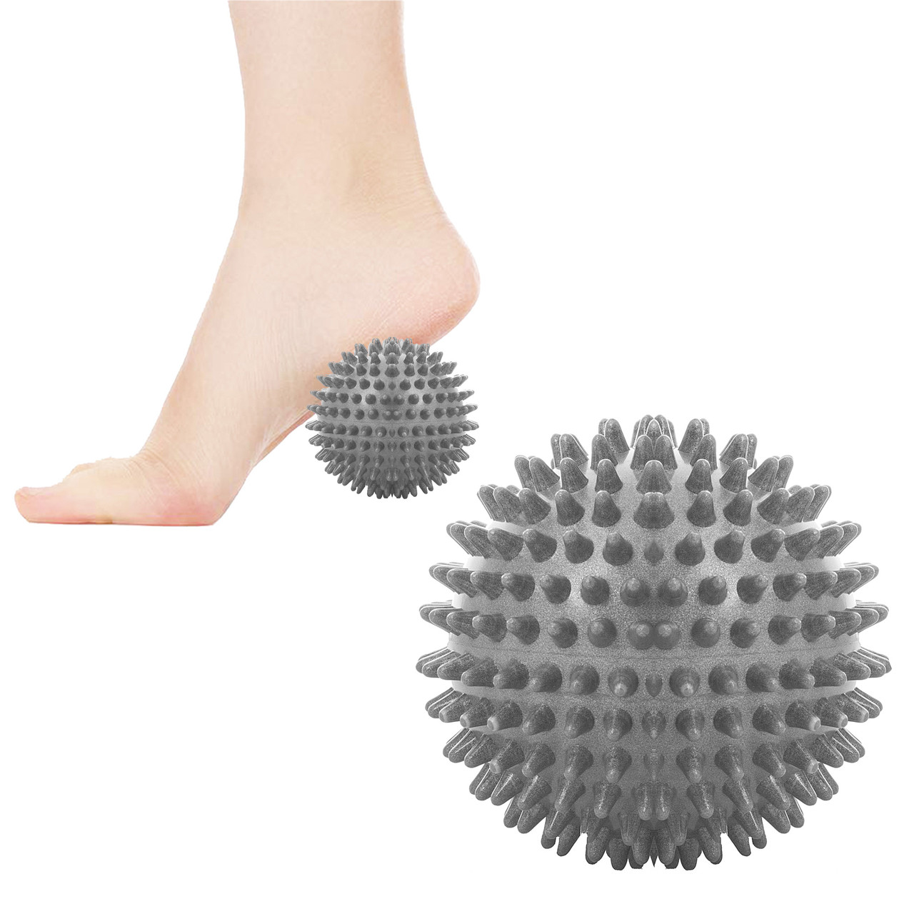 Мяч массажный с шипами Springos Spike Ball 9.5 см FA0048 (1647674114 ...
