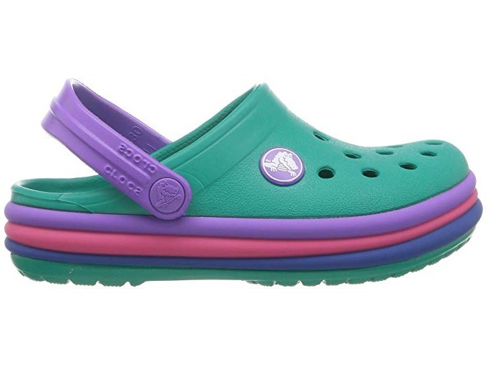 Crocband 2025 rainbow clog