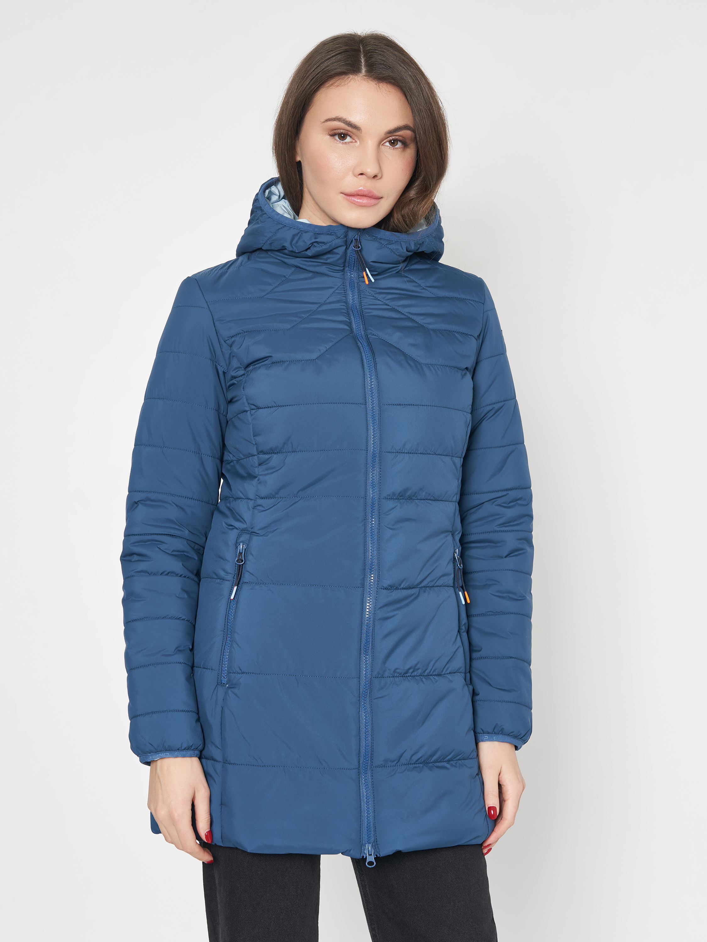 Акція на Куртка зимова жіноча CMP 32K1556-M928 34 Blue Ink від Rozetka
