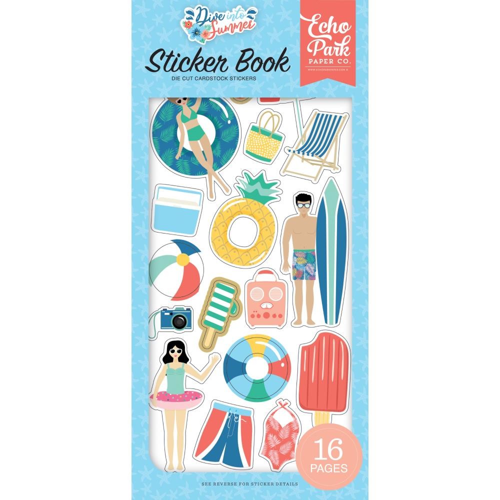 

Набор наклеей Echo Park Sticker Book Dive Into Summer