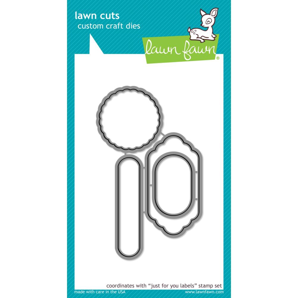 

Набор ножей для вырубки Lawn Fawn Cuts Custom Craft Die Just For You Label (35127963310)