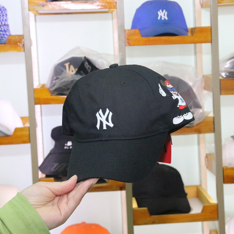 

Кепка Jsstore NY MLB Микки с боку Черная