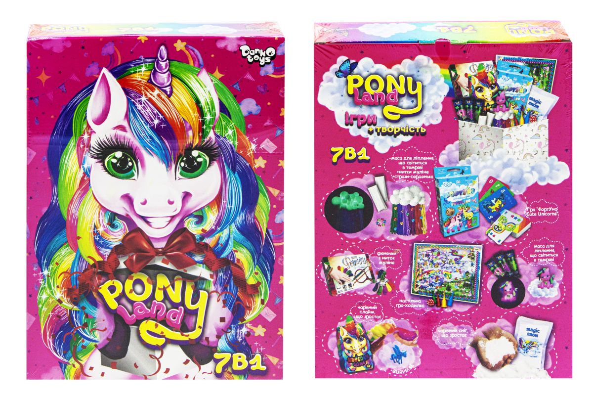 

Игровой набор Pony Land укр Dankotoys (PL-01-01U) (144569)