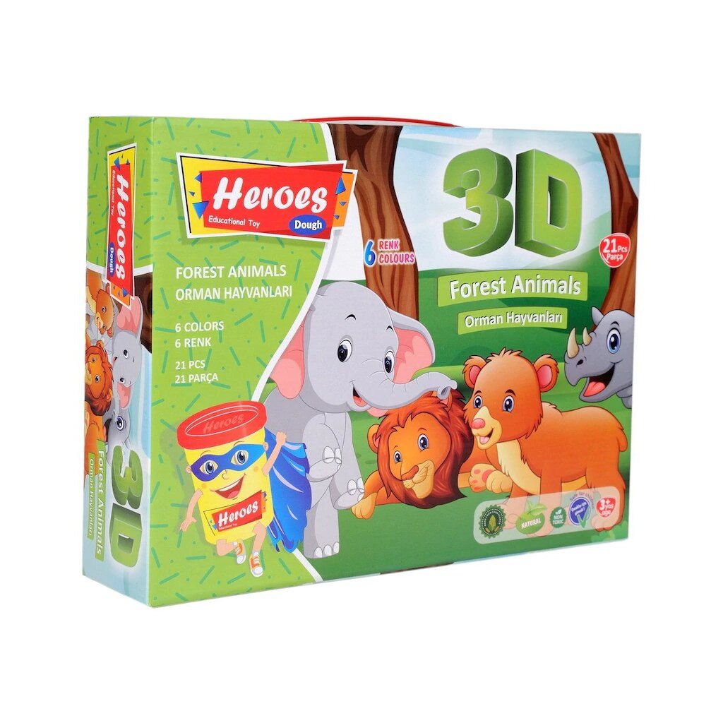 

Набор теста для лепки Животные Play-Toy (E ERN-571) (143954)