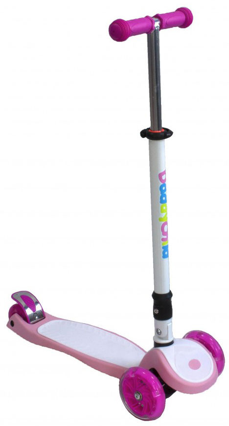 

Самокат Scooter S925e Розовый (30056-1)