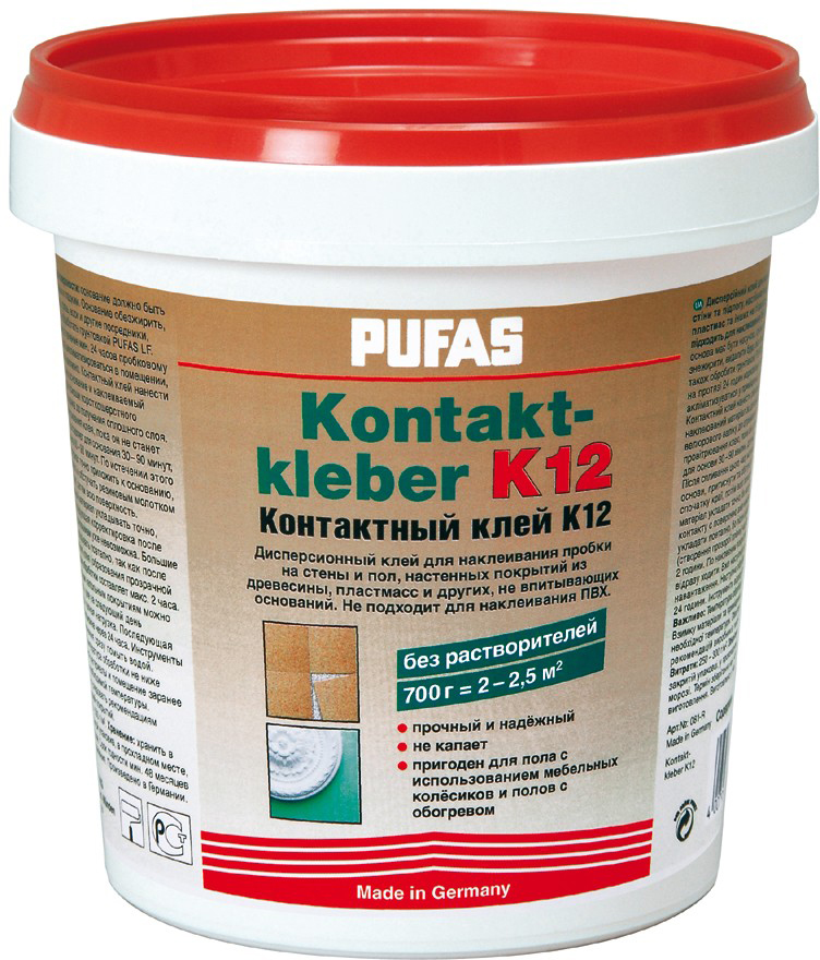 

Клей Pufas Контактный клей К12 2.5 кг (4007954073926)