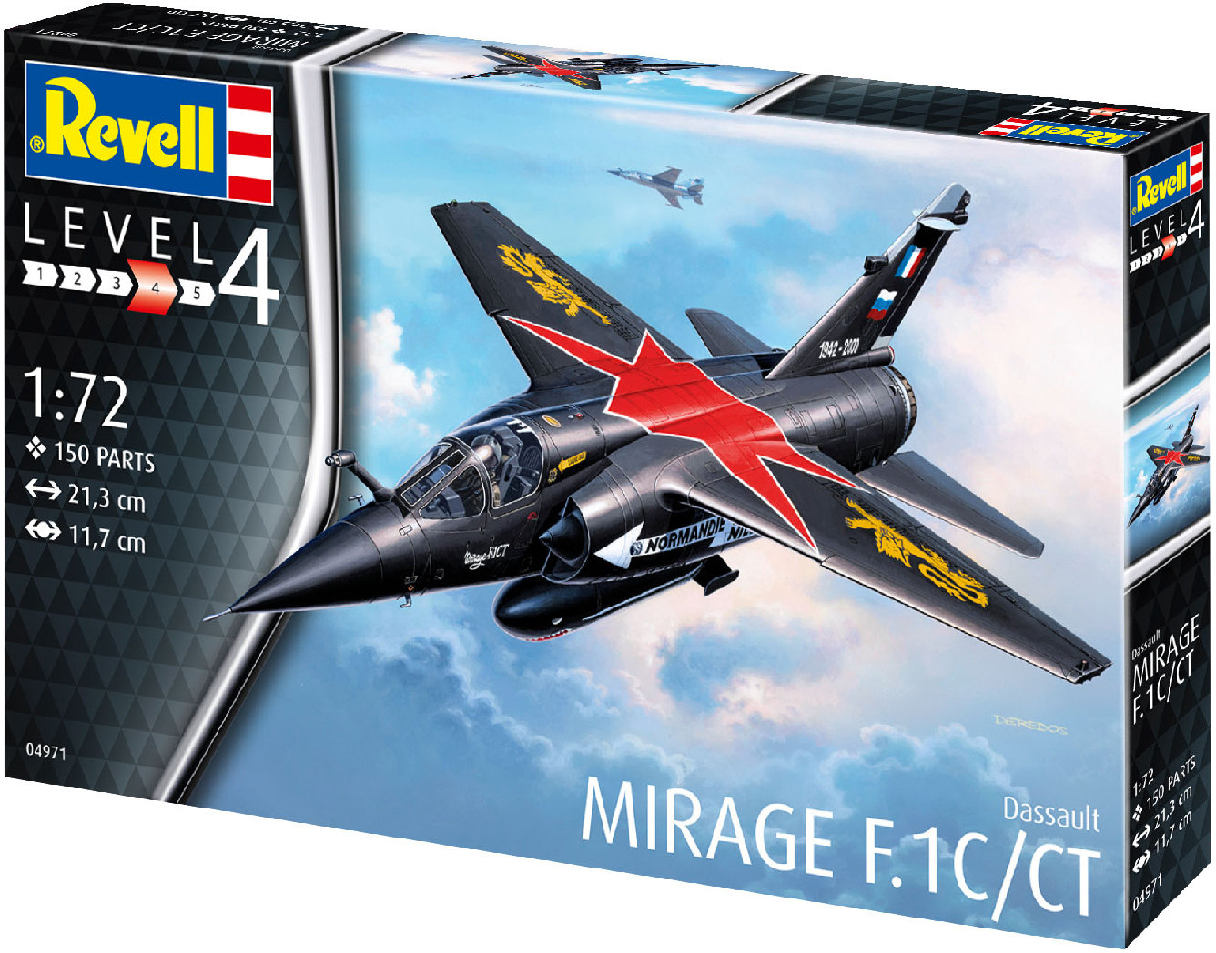 

Сборная модель Revell Многоцелевой истребитель Дассо «Мираж» F1. Масштаб 1:72 (RVL-04971) (4009803049717)