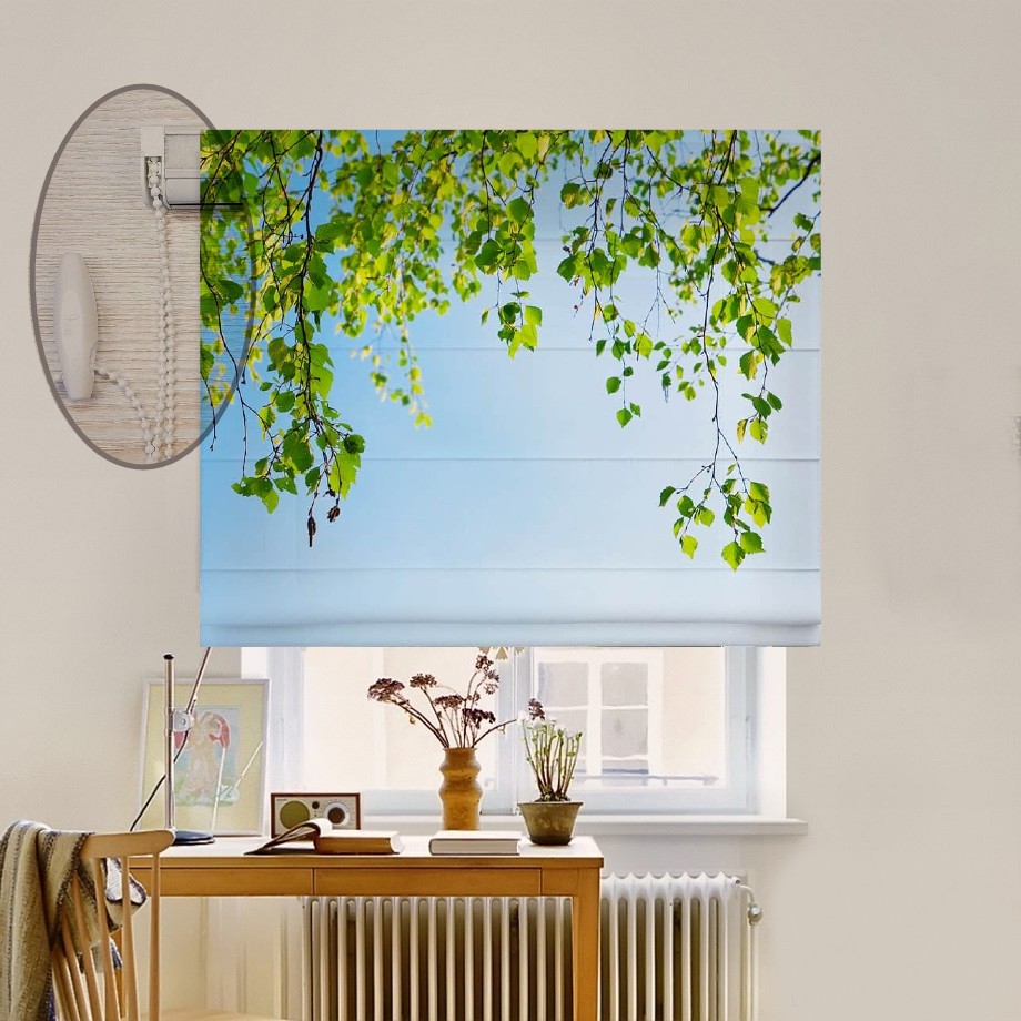 

Римская штора система Lux Coullise InHt Фотопечать Природа 00-294 Джуси Велюр 180х170 см