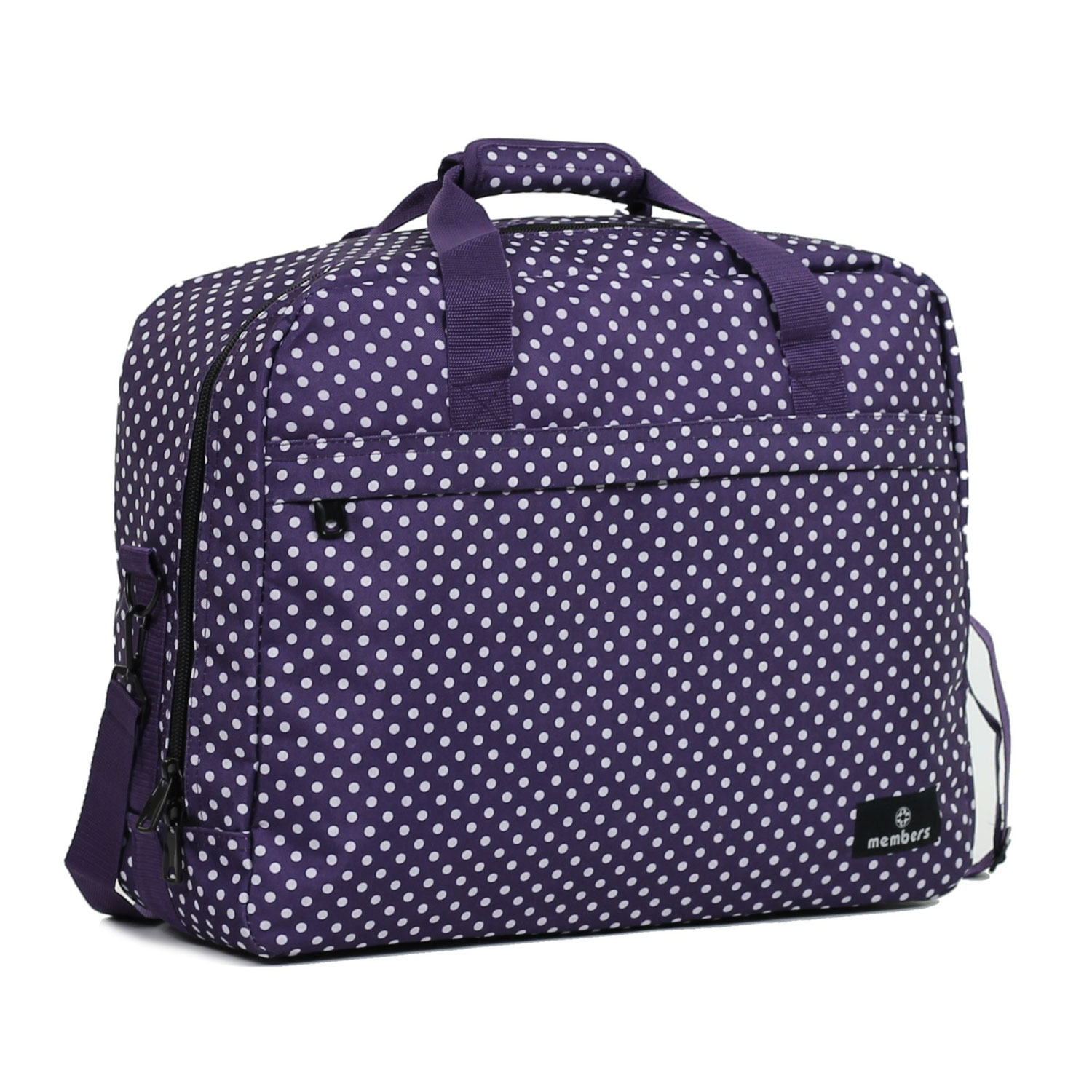 

Сумка дорожная Members Essential On-Board Travel Bag 40 Purple Polka