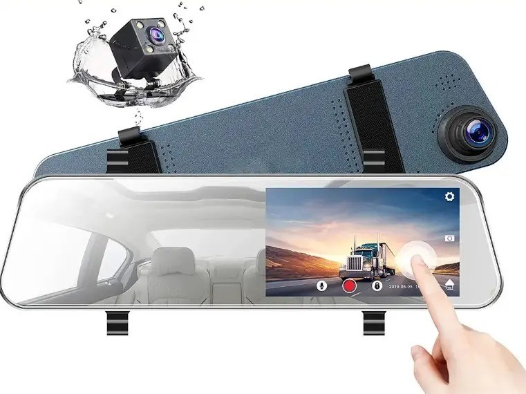 Автомобільний реєстратор дзеркало Mirror Car дісплей 4,89" IPS ...