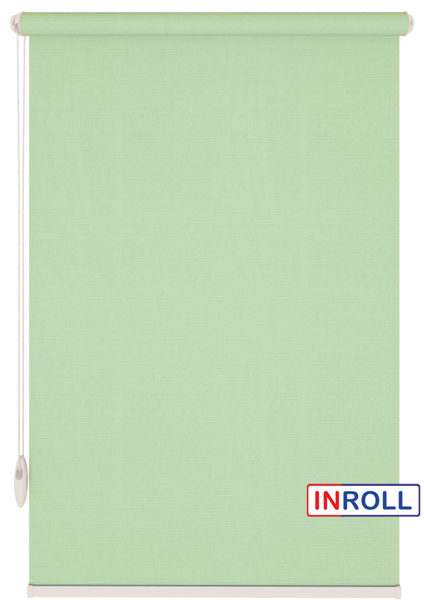 

Ролета тканевая INROLL Есо-Mini 25х165 см Len Светло-мятный 2073