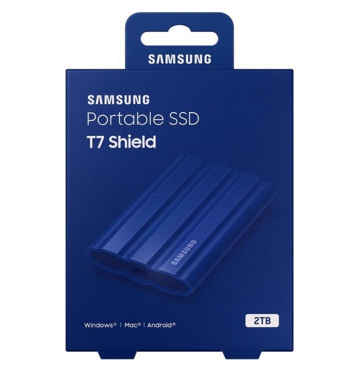 Внешний накопитель SSD Samsung T7 2TB Shield Blue (MU-PE2T0R) NEW 2023 ...