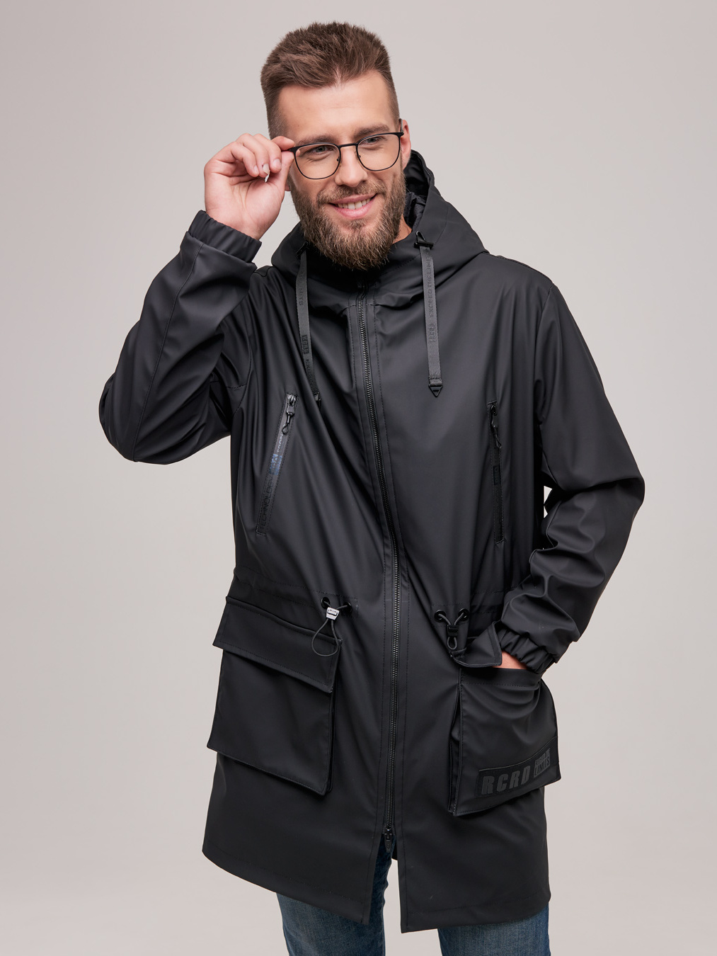 

Дождевик Riccardo RC-01 XХL(54) Черный