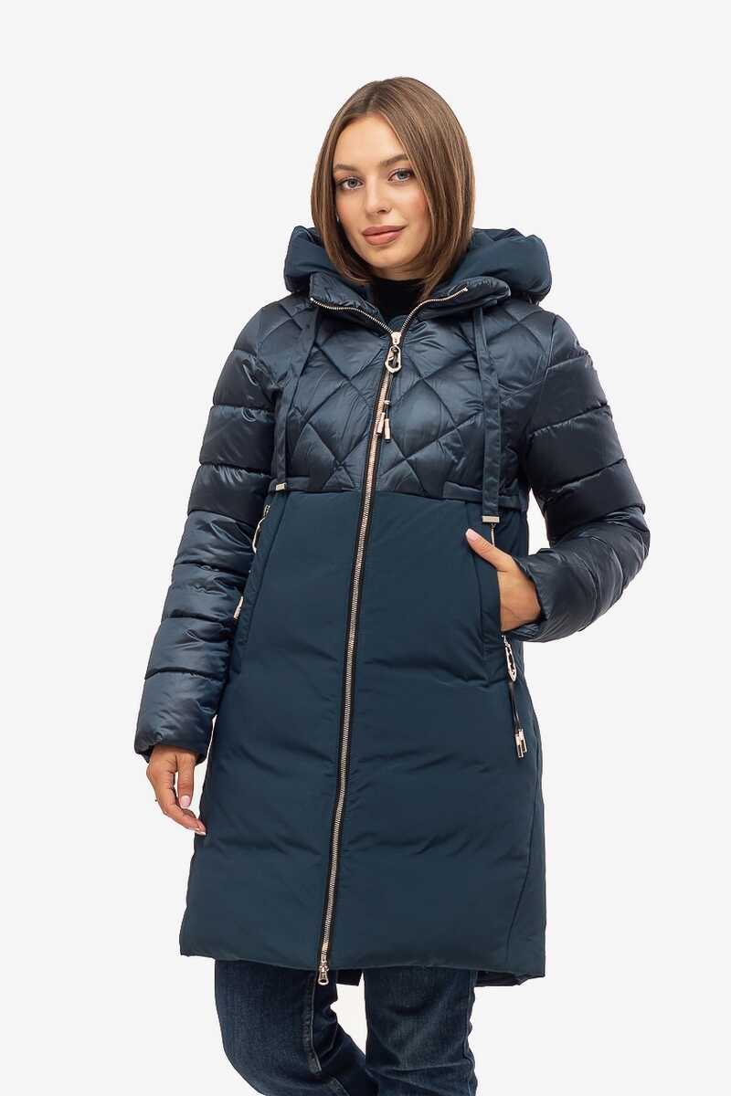 

Зимняя куртка AndVery 9850-87  морская волна, Зимняя куртка AndVery 9850-87 44 морская волна