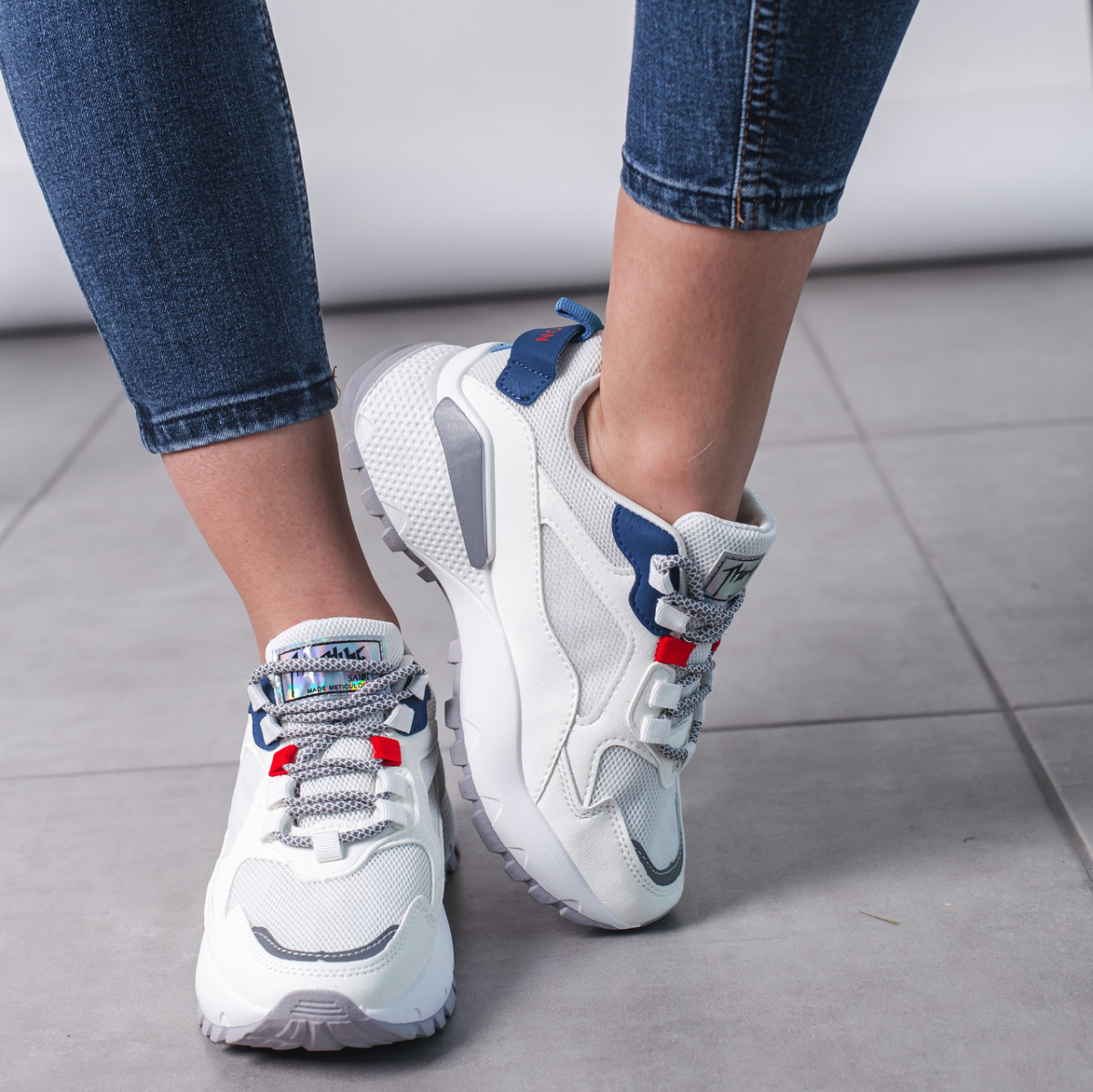 Кроссовки женские Fashion 41 размер 25,5 см белый цвет (3523) – низкие ...