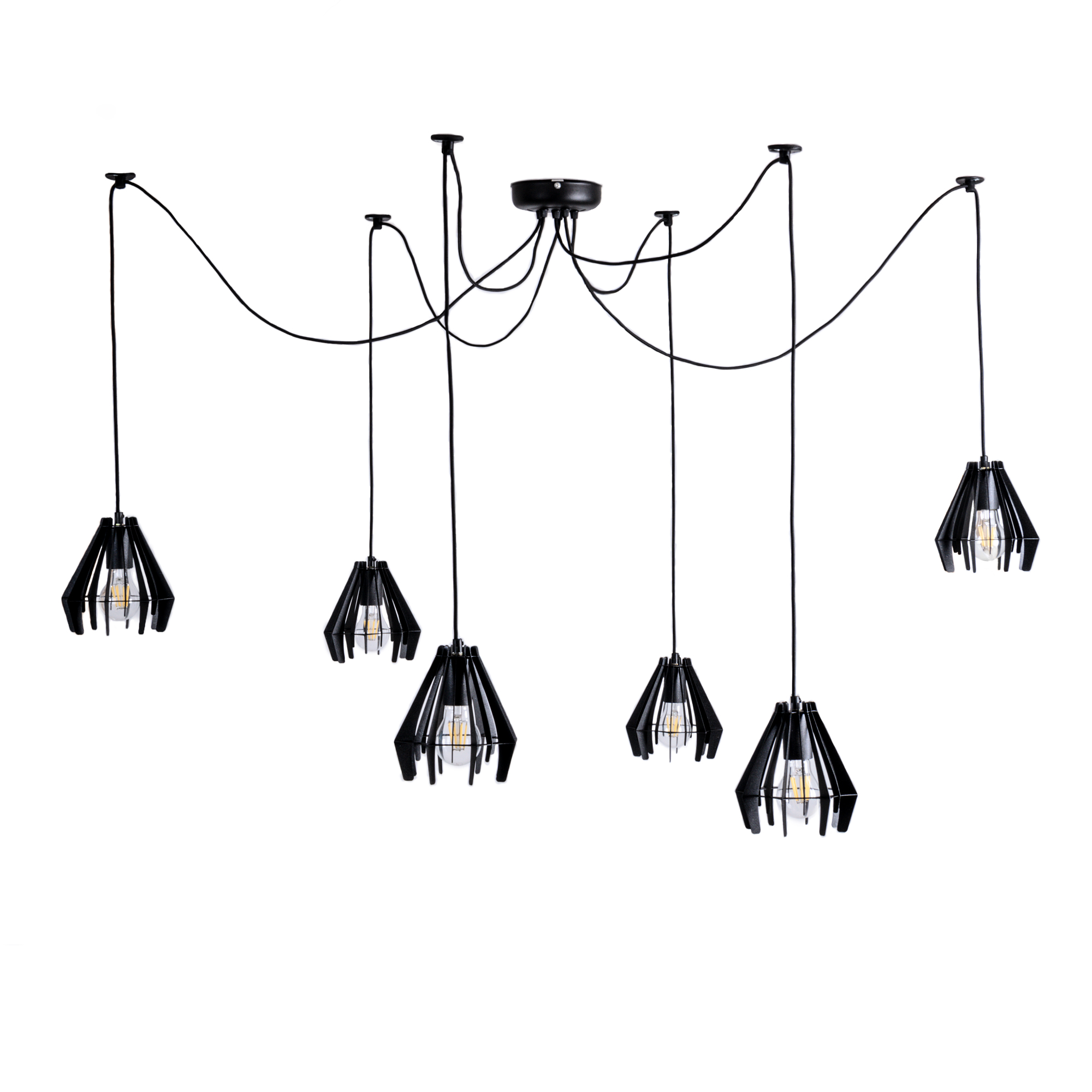 

Люстра подвесная Atma Light 6 плафонов серии Art Stels Spider-6