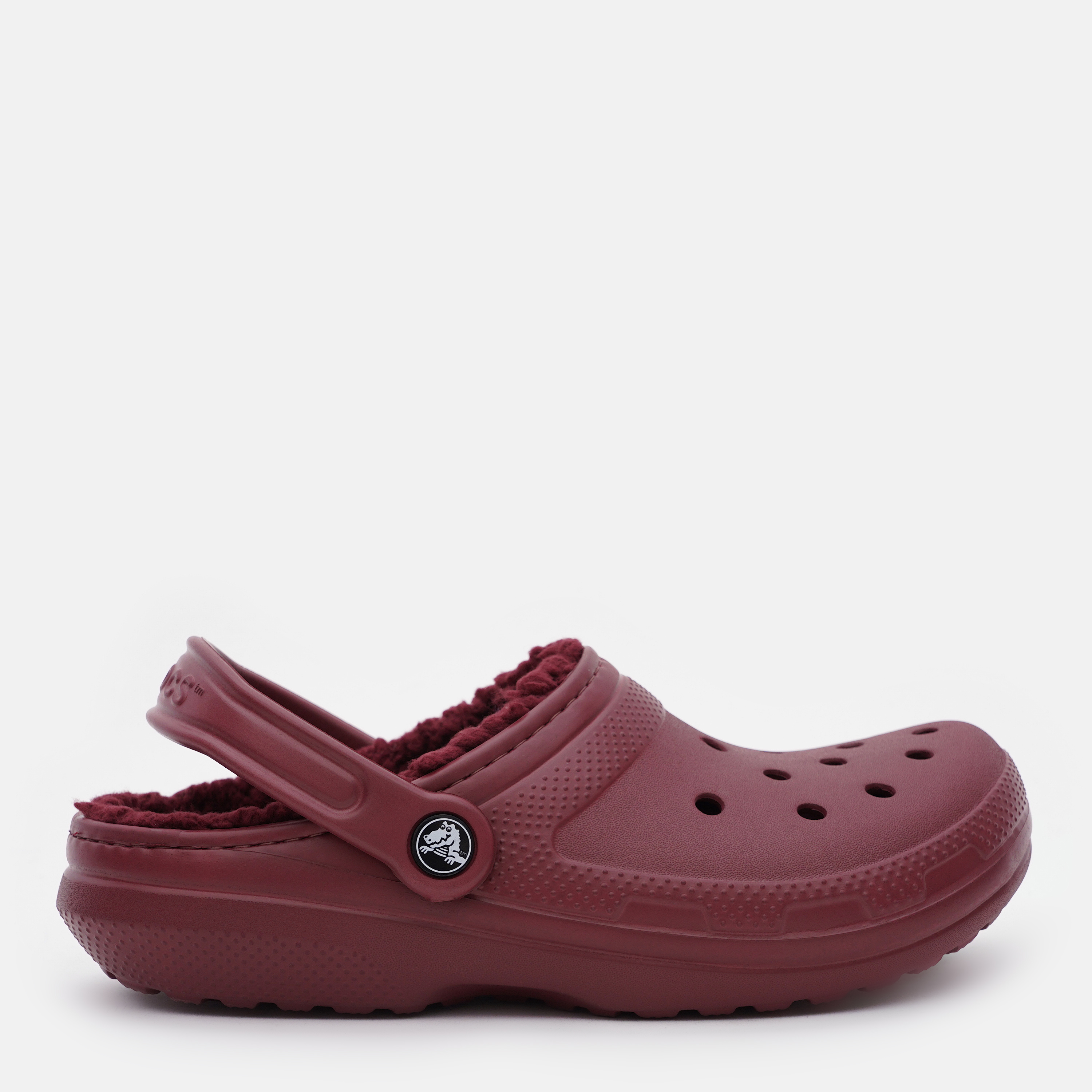 Акція на Жіночі крокси Crocs Classic Lined Clog 203591-612 38-39 (M6/W8) 24 см Бордові від Rozetka