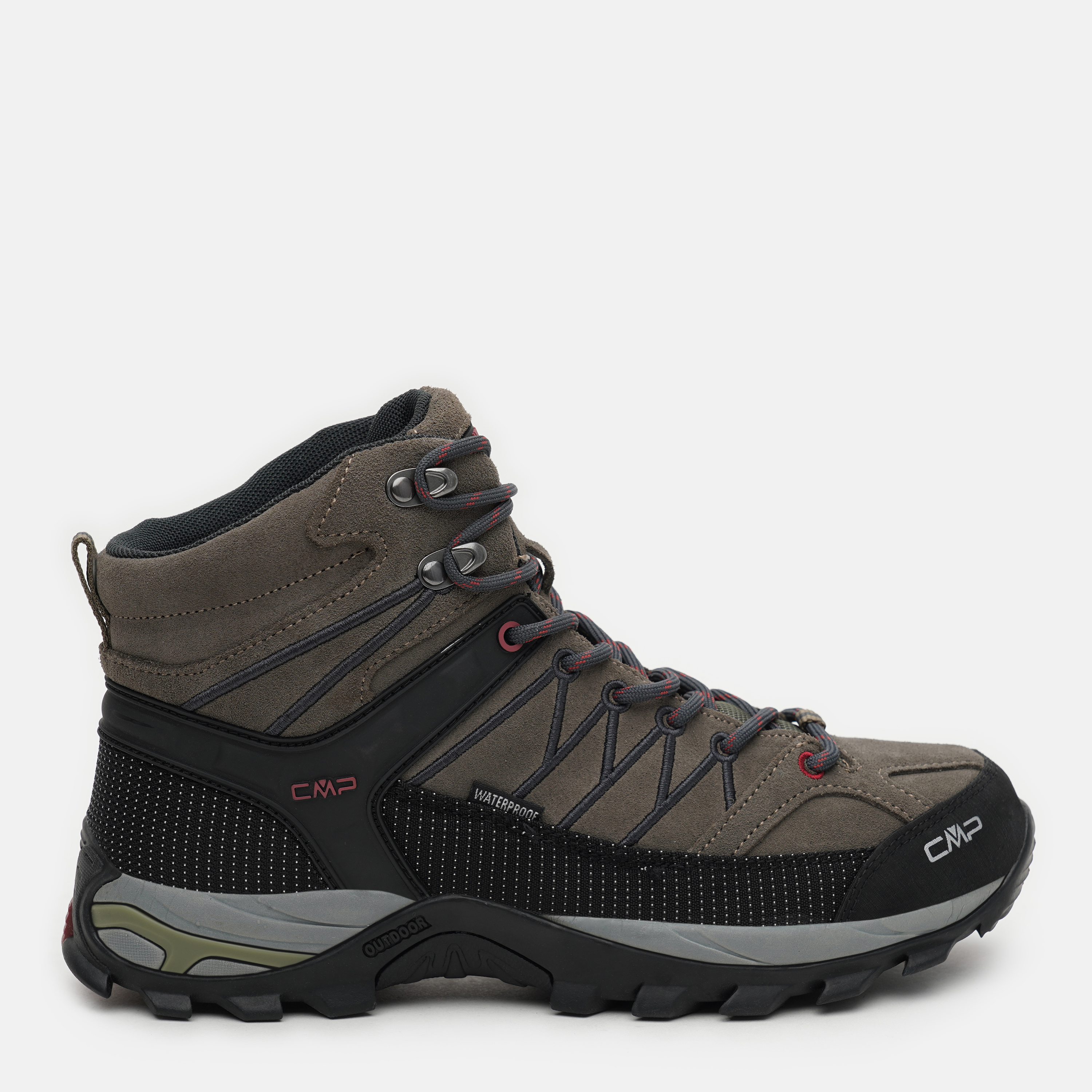 Акція на Чоловічі черевики CMP Rigel Mid Trekking Shoe Wp 3Q12947-02PD 41 (8US) 27.3 см Torba-antracite від Rozetka