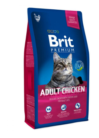 Корм Бріт Brit Premium by Nature Cat Adult Chicken 1,5 кг для дорослих ...