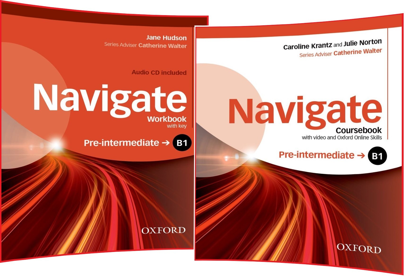 Navigate. Coursebook+Workbook. B1 Pre-Intermediate. Oxford. Комплект книг  по английскому языку. Учебник+Тетрадь