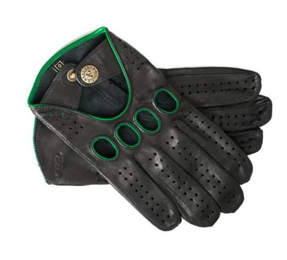 

Перчатки автомобильные Alpa Gloves кожа ягненка черные c зеленым кантом 1044-15 размер 8