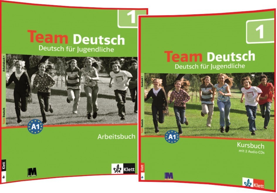 Team Deutsch. Lehrbuch+Arbeitsbuch. 1. Тим Дойч. Комплект Книг По.