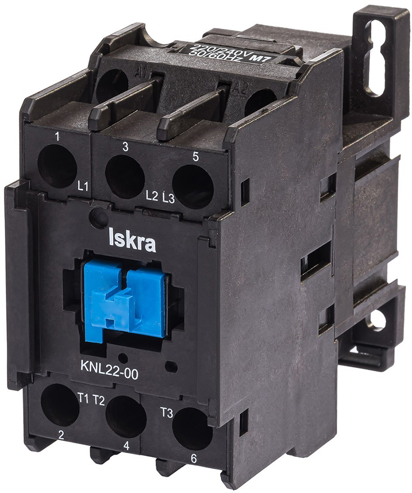Контактор Iskra KNL22-00 22А 220/240В 50/60 Гц (30050470000) – низькі ...