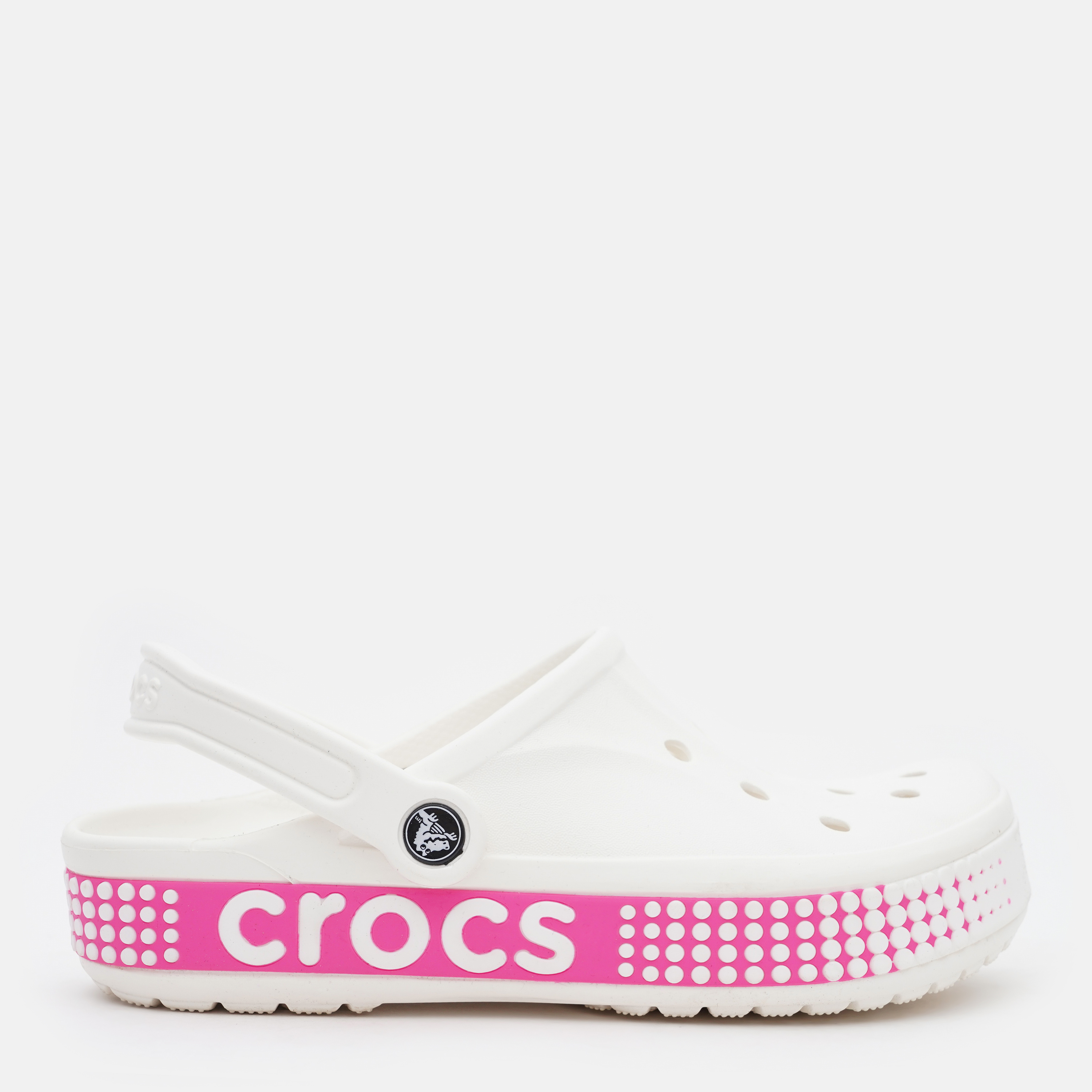 Акція на Жіночі крокси Crocs Bayaband 206852-100-M6/W8 38-39 24 см Білі від Rozetka