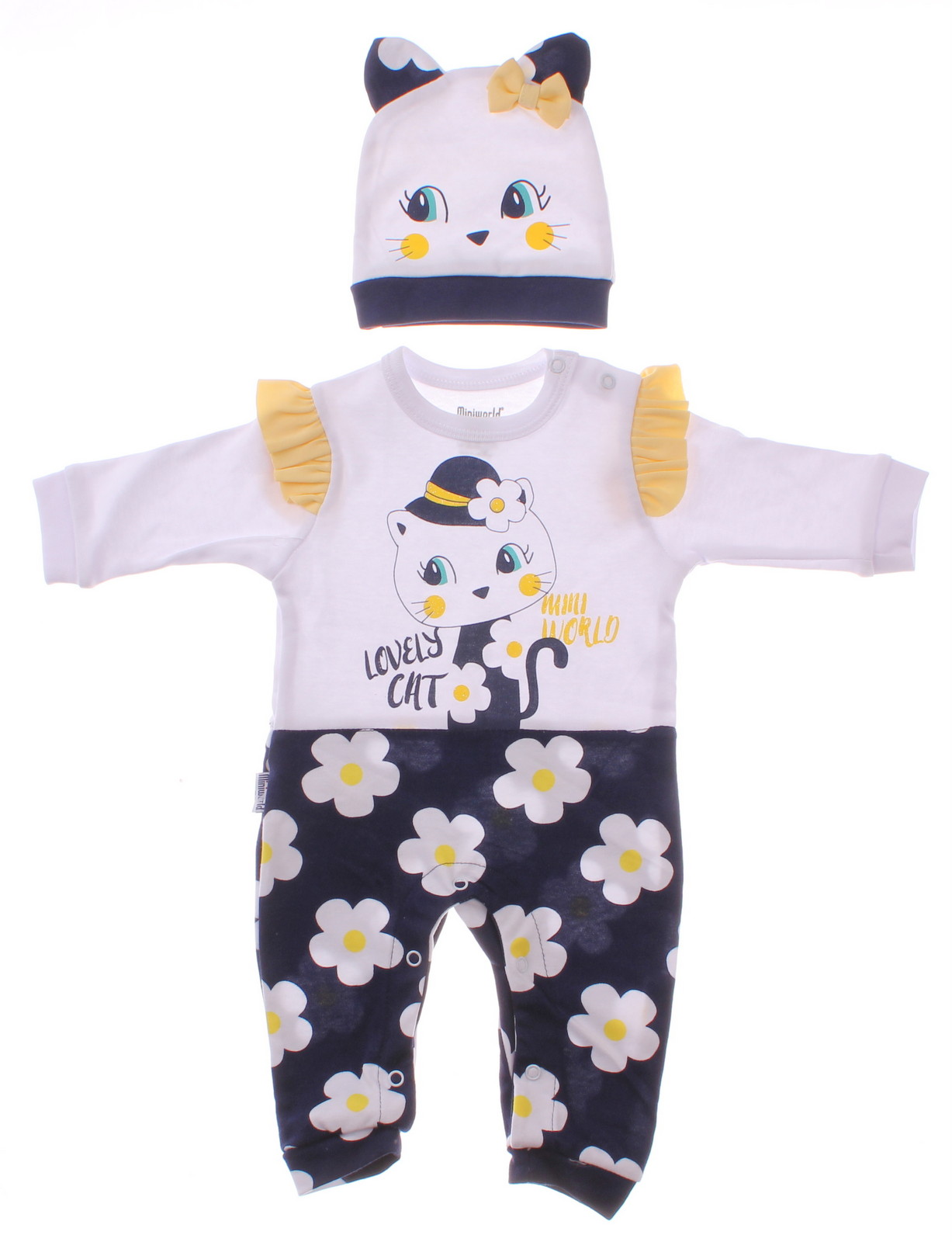 

Комбинезон + Шапка MiniWorld Белый 74 см 14540 (466253)