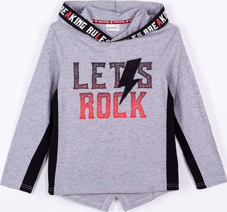 

Худи Coccodrillo Rock Star Z20144201ROC-019 128 см Серое