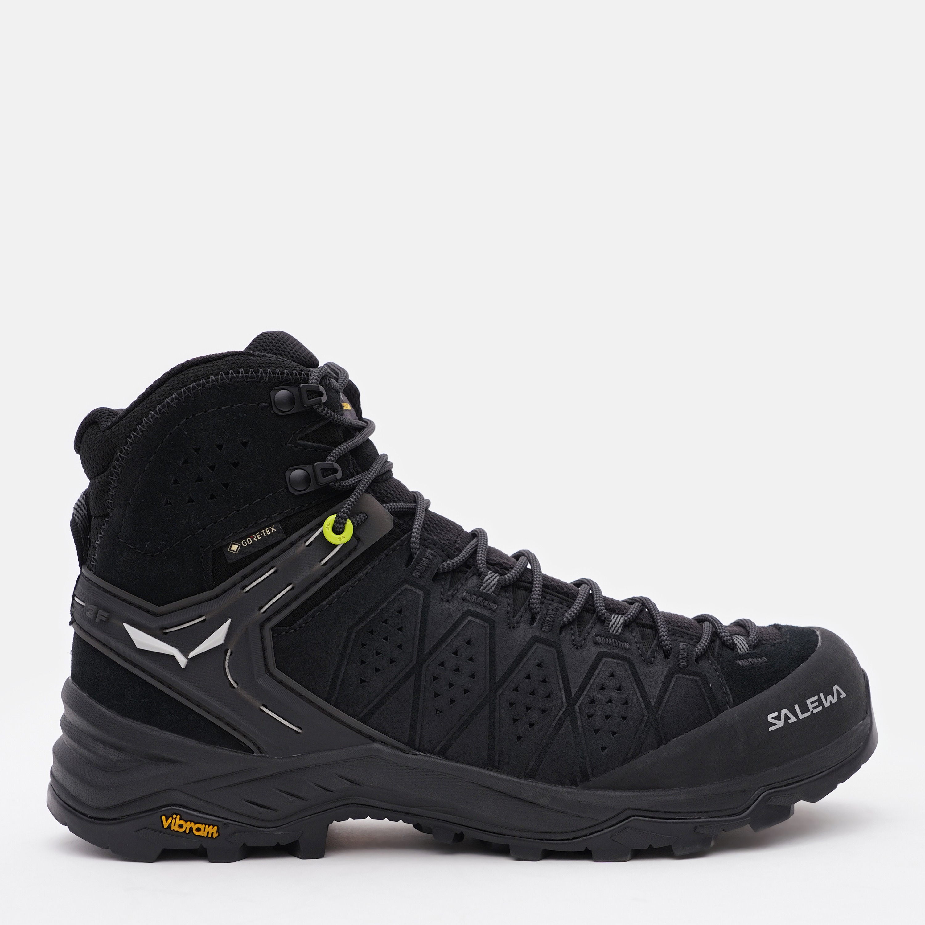 Акція на Чоловічі черевики для трекінгу з Gore-Tex Salewa Alp Trainer 2 Mid Gtx 61382/0971 45 (10.5UK) 29.5 см Чорні від Rozetka