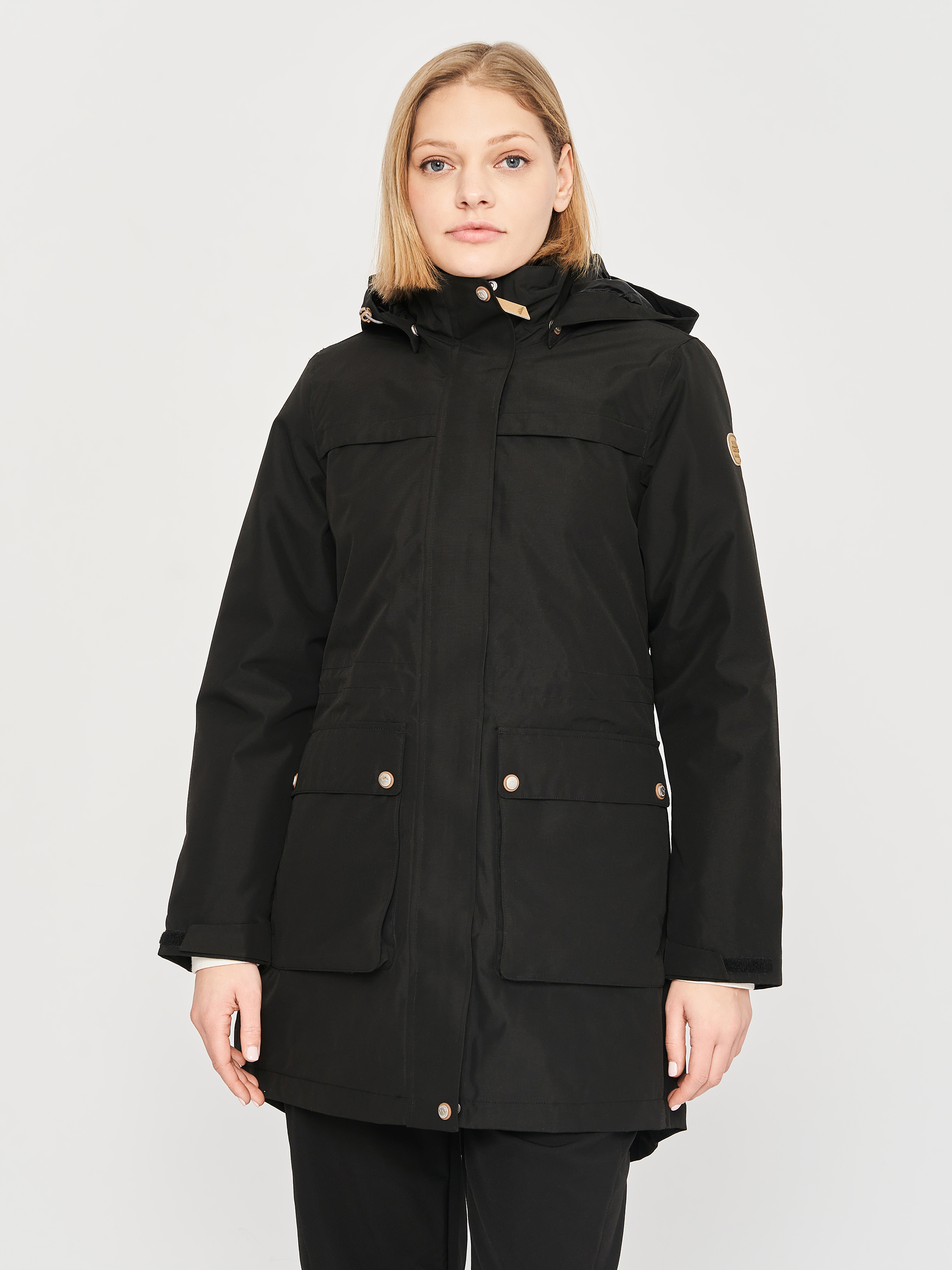 Акція на Куртка демісезонна з капюшоном жіноча Trespass FAJKRATR0051 XS Black від Rozetka