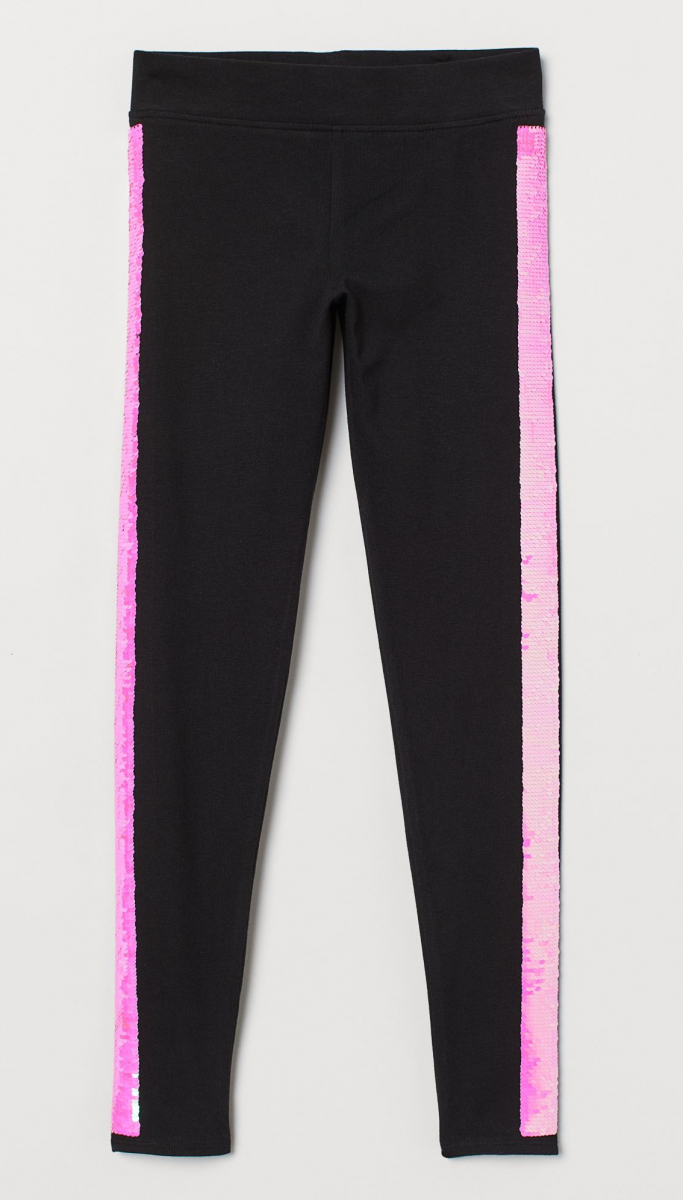 

Лосины для девочки H&M 0657165028 170 СМ Черный 62466