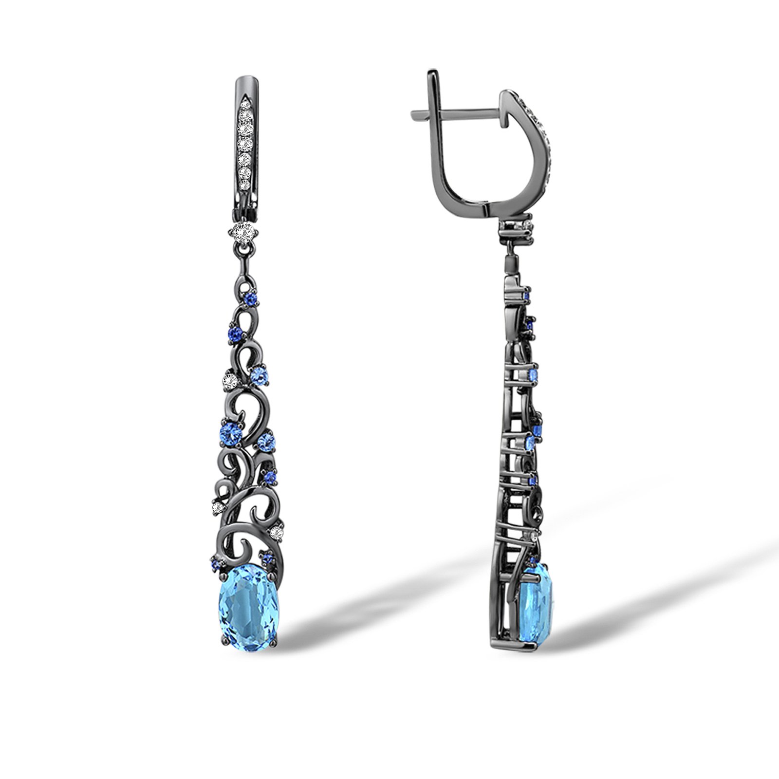 

Серьги из серебра с куб. циркониями 1738537