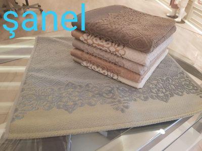 

Велюровые полотенца для лица 6шт. Pupilla sanel 50*90