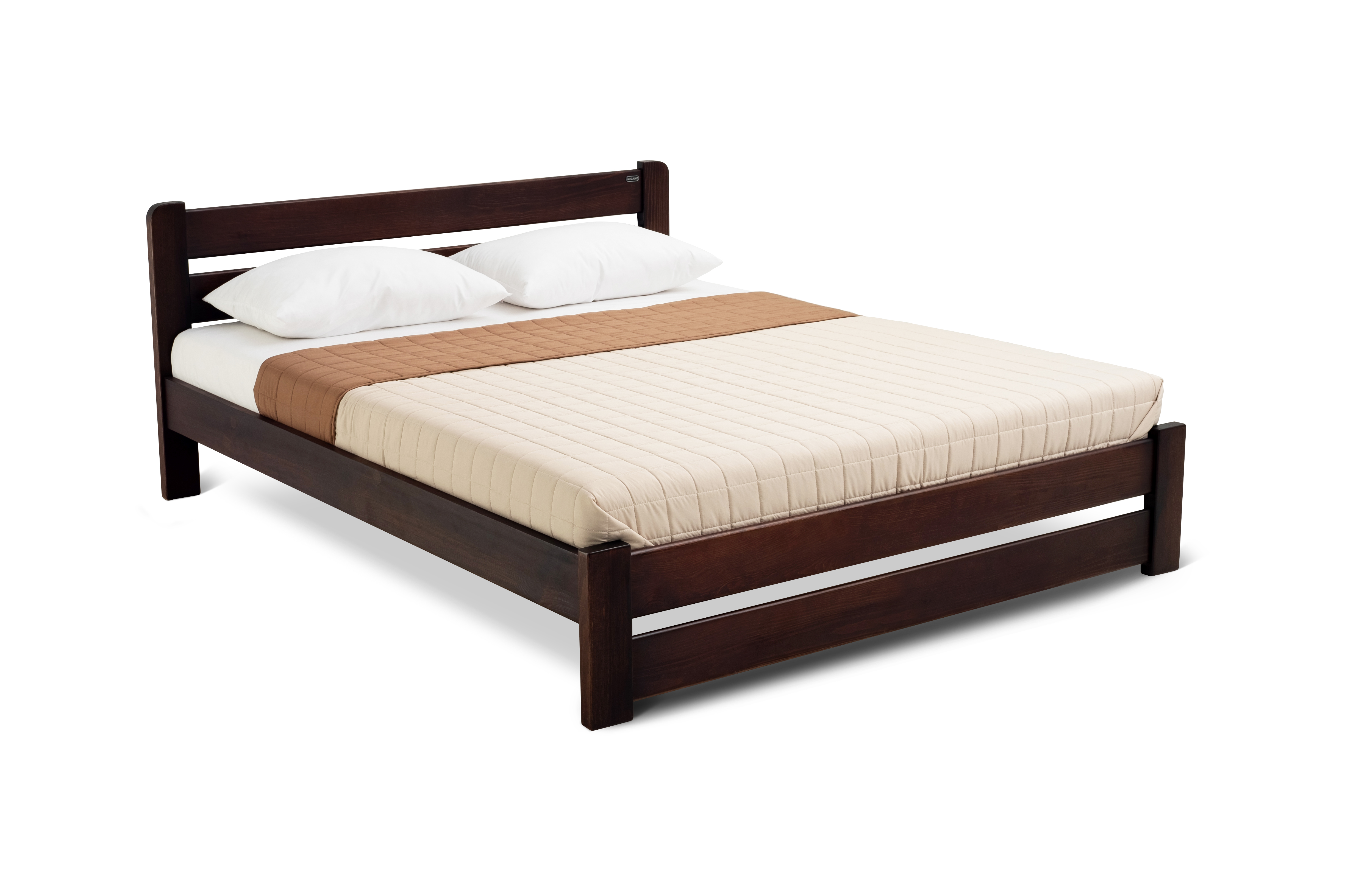 Кровать двуспальная металлическая МИРА 140х200 см