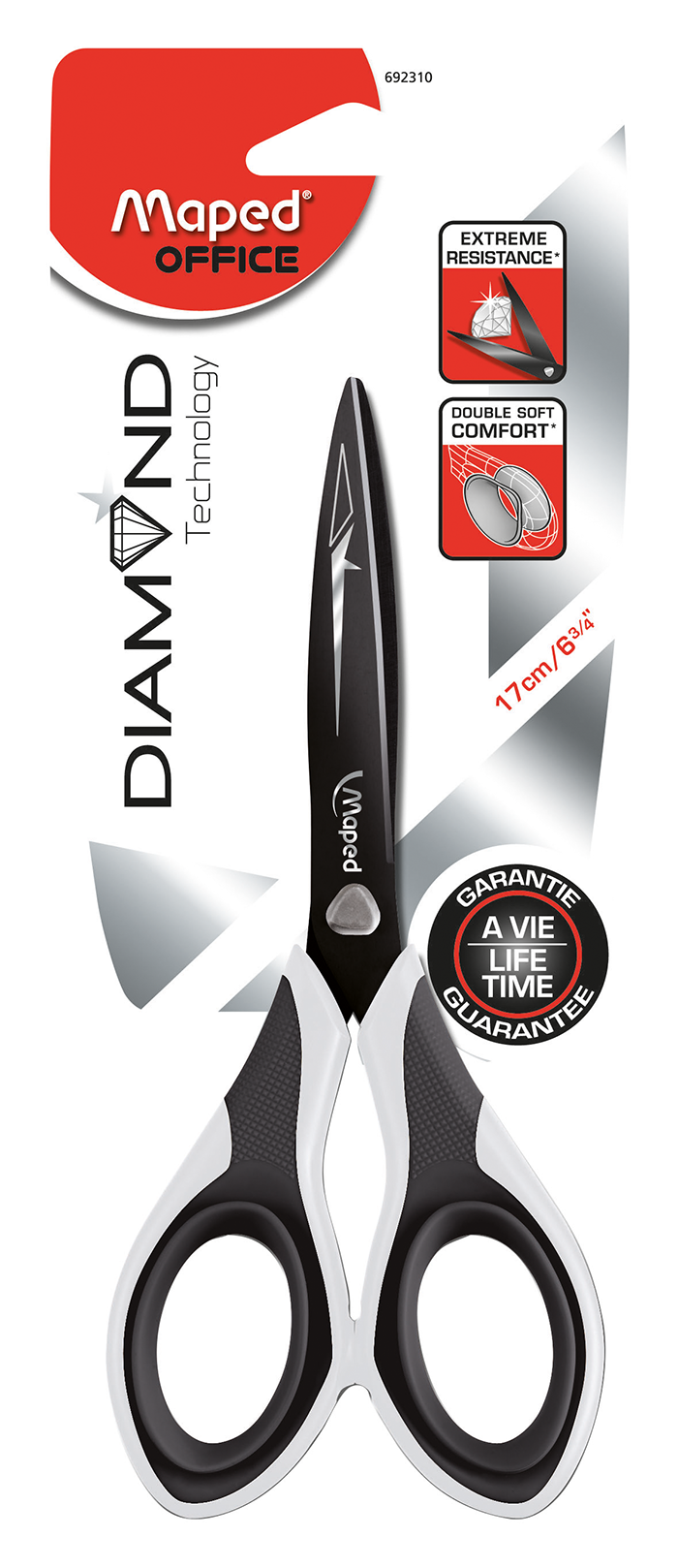 

Ножницы офисные Maped Diamond 170 мм блистер (MP.692310)