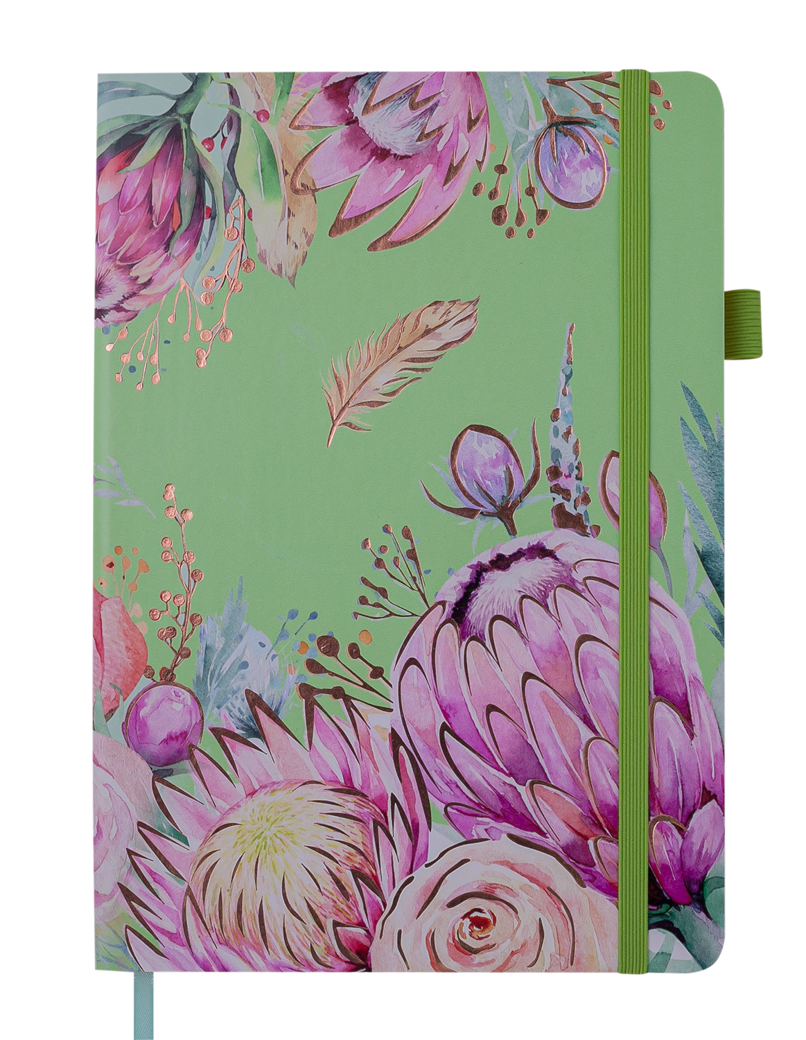 

Блокнот деловой Buromax Cherie А5 из иск.кожи 96 л. нелинованный мятный (BM.295005-38)