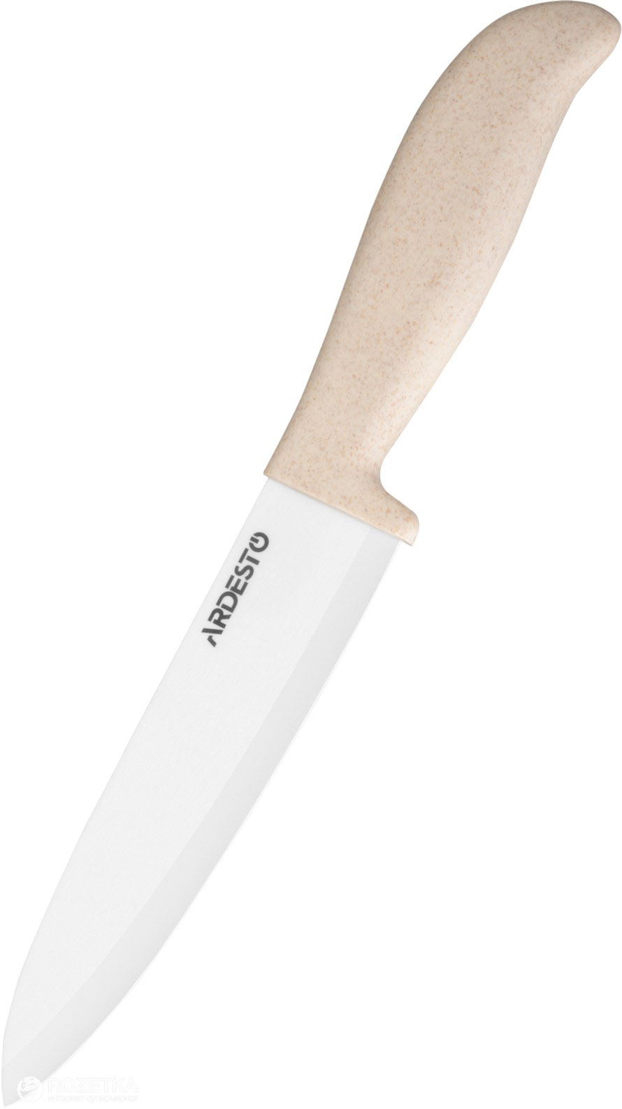 Нож керамический поварской Ardesto Fresh 27.5 см бежевый (AR2127CS ...