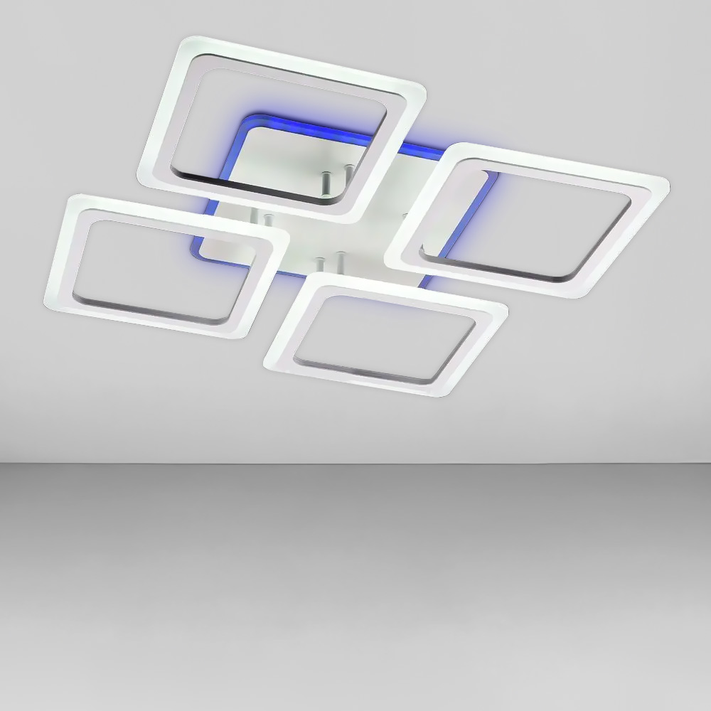 Люстра потолочная светодиодная с RGB подсветкой Light House SC-18194/4C ...