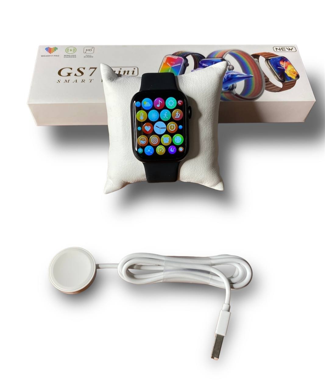 Смарт часы GS7 mini 41mm, Smart Watch 7 series с беспроводной зарядкой ...