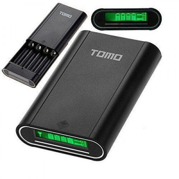 

Универсальный внешний аккумулятор TOMO M4 Power Bank(Корпус) и зарядное устройство для 18650, Черный