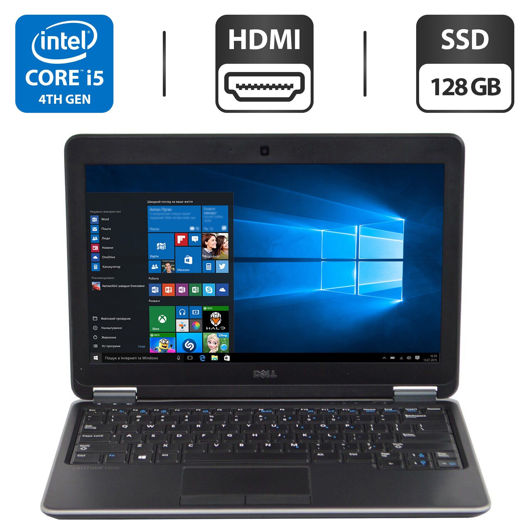 Нетбук Dell Latitude E7240 / 12.5" TN / Core i5-4300U (2(4) ядра по 1.9 ...