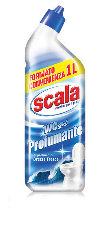 Гель для уборки туалета с ароматом свежего бриза 1000 мл SCALA WC gel ...