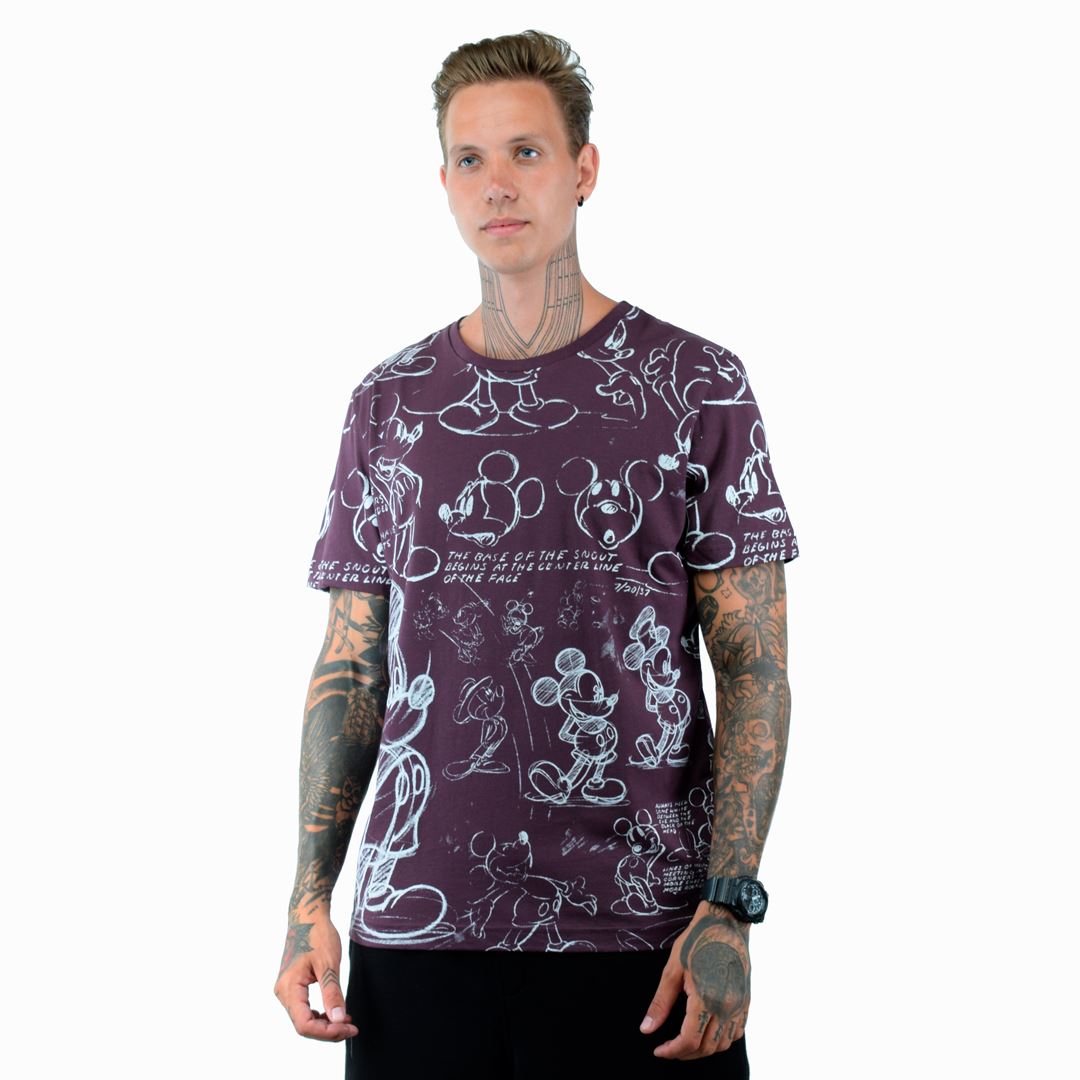 

Футболка POWER MICKEY MO бордовая 199674_XXL