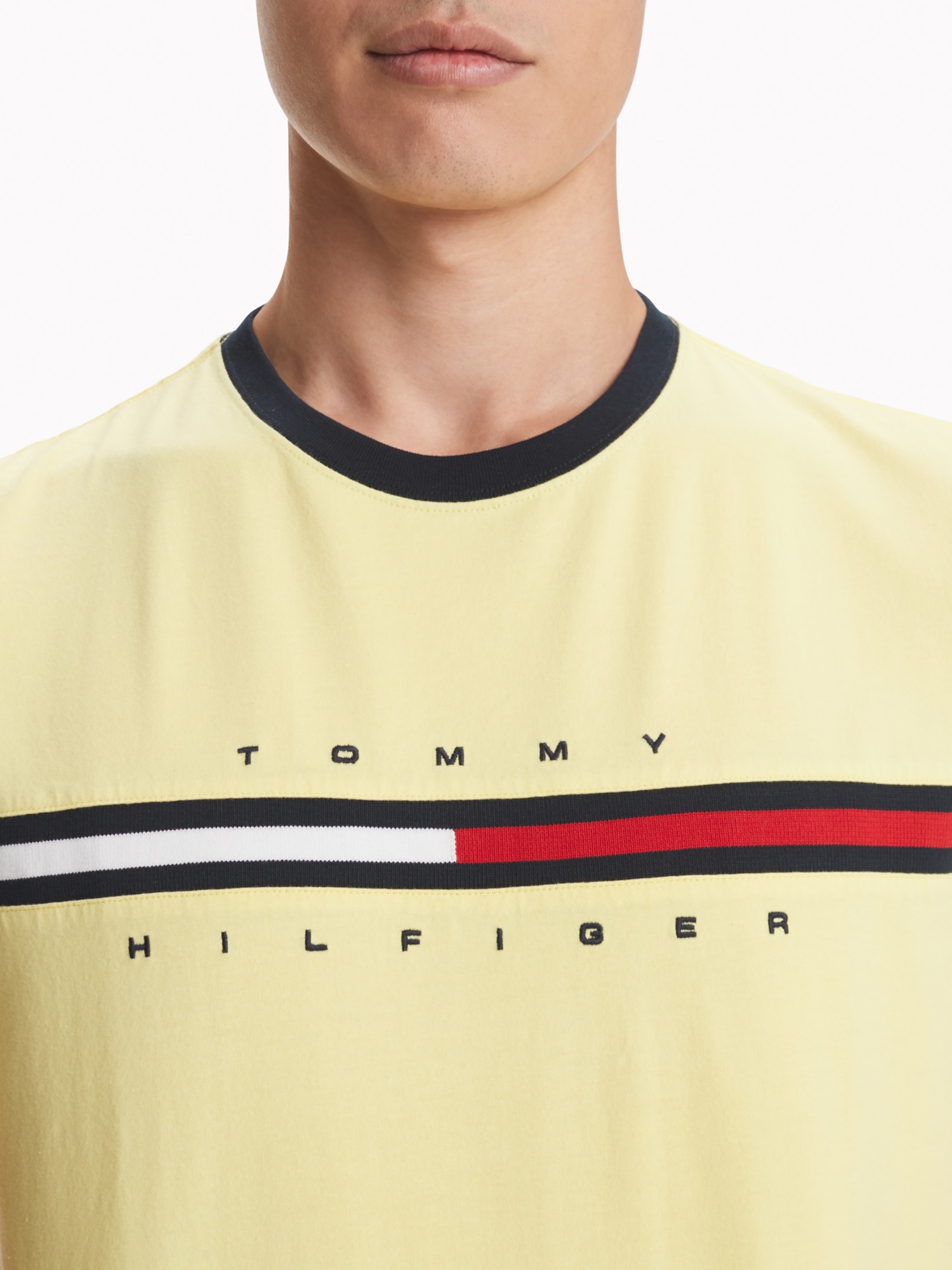 

Мужская желтая футболка Tommy Hilfiger M