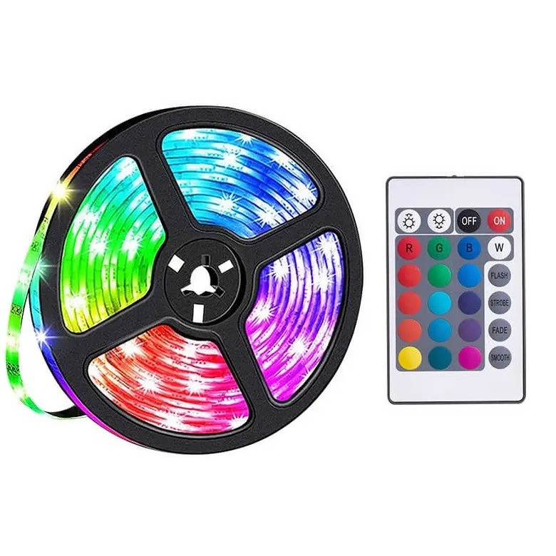 Светодиодная лента с пультом HOCO DL30 подсветка RGB 4 метра – низкие ...