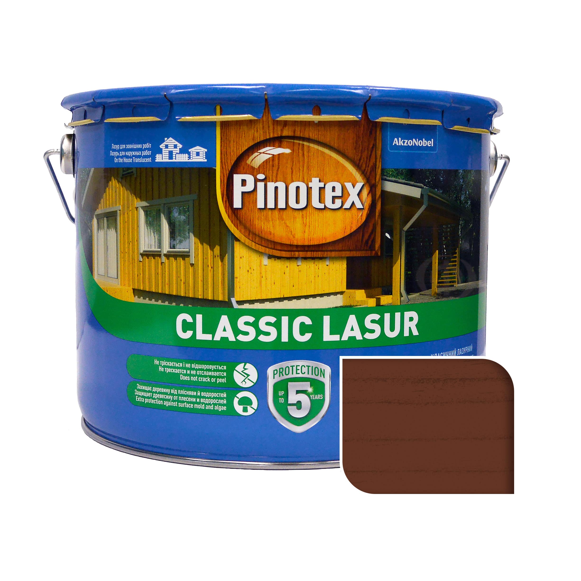 Pinotex Classic Lasur - Защитно-декоративный состав для древесины, 10л ...