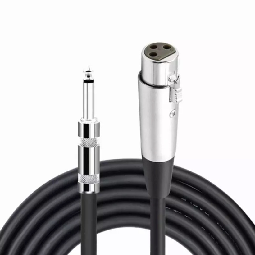 Кабель для микрофона Manchez S8 XLR (мама) - Jack 6.3 мм, 2.5 метра ...