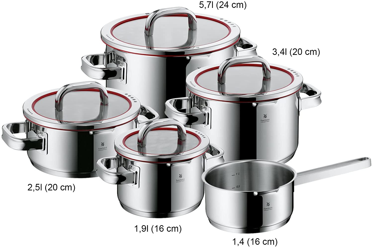 Set di 5 pentole WMF Provence Plus da WMF →